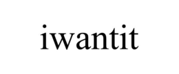 IWANTIT trademark
