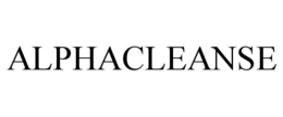 ALPHACLEANSE trademark