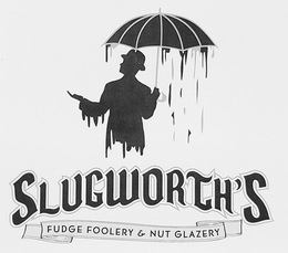 SLUGWORTH'S FUDGE FOOLERY & NUT GLAZERY trademark
