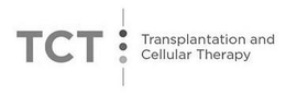 TCT TRANSPLANTATION AND CELLULAR THERAPY trademark
