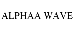 ALPHAA WAVE trademark