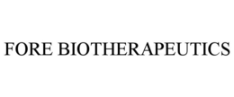 FORE BIOTHERAPEUTICS trademark