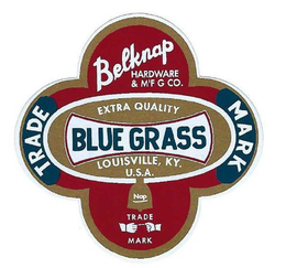 BELKNAP HARDWARE & M'FG CO. TRADE MARK EXTRA QUALITY BLUE GRASS LOUISVILLE, KY. U.S.A. NAP TRADE MARK trademark