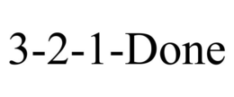 3-2-1-DONE trademark