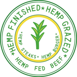 HEMP FINISHED HEMP GRAZED HEMP FED BEEF HEMP STEAKS HEMP BURGER trademark