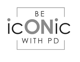 BE ICONIC WITH PD trademark
