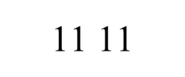 11 11 trademark