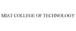 MIAT COLLEGE OF TECHNOLOGY trademark
