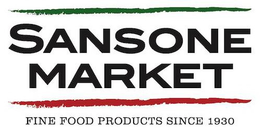 SANSONE MARKET FINE FOOD PRODUCTS SINCE 1930 trademark