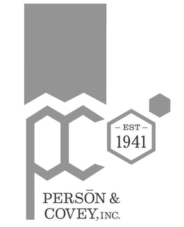 PC PERSON & COVEY, INC. EST 1941 trademark