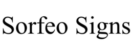 SORFEO SIGNS trademark