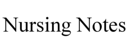 NURSING NOTES trademark