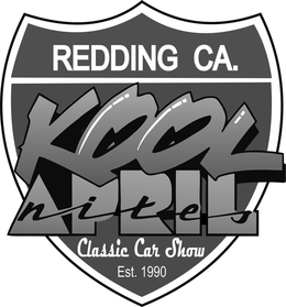 REDDING CA. KOOL APRIL NITES CLASSIC CAR SHOW EST. 1990 trademark