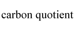 CARBON QUOTIENT trademark