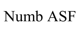NUMB ASF trademark