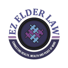 EZ ELDER LAW  CONNECTING HEALTH, WEALTH AND PEACE OF MIND trademark