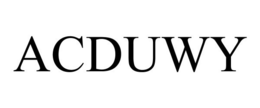 ACDUWY trademark
