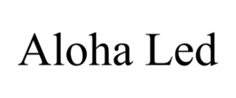 ALOHA LED trademark
