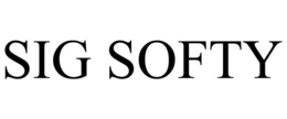 SIG SOFTY trademark