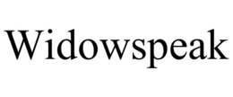 WIDOWSPEAK trademark