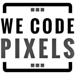 WE CODE PIXELS trademark