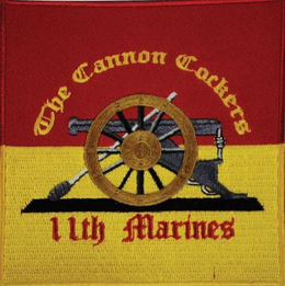 THE CANNON COCKERS 11TH MARINES trademark