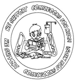 WE SUPPORT COMICBOOKS FOR KIDS! WE SUPPORT COMICBOOKS FOR KIDS! trademark