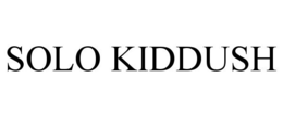 SOLO KIDDUSH trademark