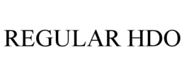 REGULAR HDO trademark