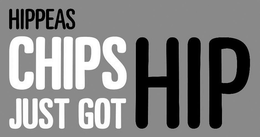 HIPPEAS CHIPS JUST GOT HIP trademark