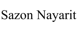 SAZON NAYARIT trademark