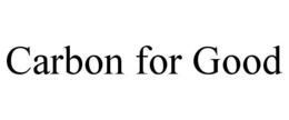 CARBON FOR GOOD trademark