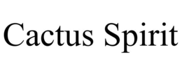 CACTUS SPIRIT trademark