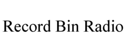 RECORD BIN RADIO trademark
