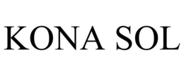 KONA SOL trademark
