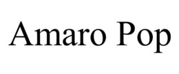 AMARO POP trademark