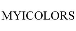 MYICOLORS trademark