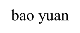 BAO YUAN trademark