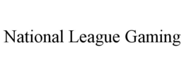 NATIONAL LEAGUE GAMING trademark