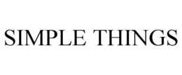 SIMPLE THINGS trademark