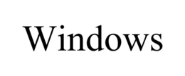 WINDOWS trademark