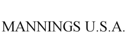 MANNINGS U.S.A. trademark