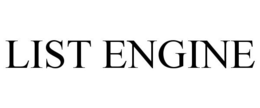 LIST ENGINE trademark