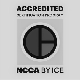 ACCREDITED CERTIFICATION PROGRAM NCCA BY ICE trademark