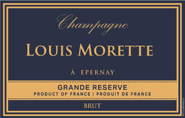 CHAMPAGNE LOUIS MORETTE À EPERNAY GRAND RESERVE PRODUCT OF FRANCE | PRODUIT DE FRANCE BRUT trademark