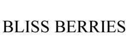 BLISS BERRIES trademark
