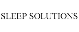 SLEEP SOLUTIONS trademark
