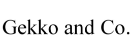 GEKKO AND CO. trademark