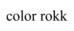 COLOR ROKK trademark