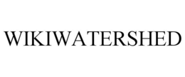 WIKIWATERSHED trademark